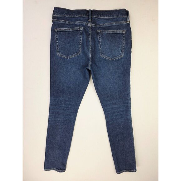 J. Crew Size 33X30 Mens Style 250 Stretch Slim Blue Denim 5 Pocket Jeans - Picture 1 of 12